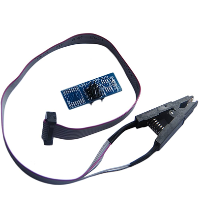 SOIC8/SOP8 Flash Memory IC Test Clip Adapter for In-Circuit Programming